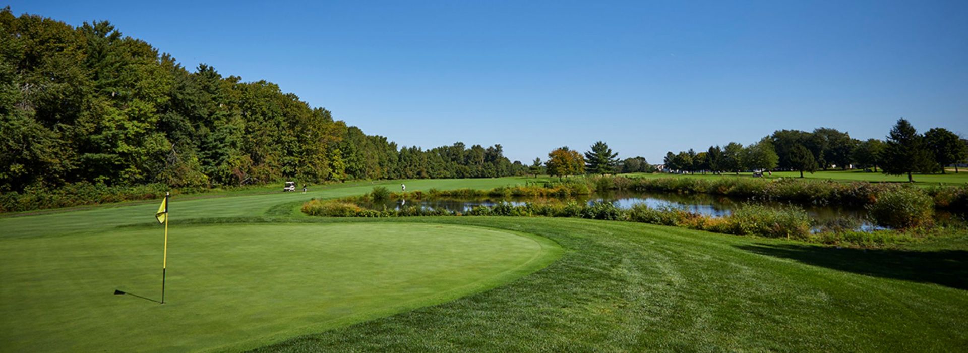 Golf course green