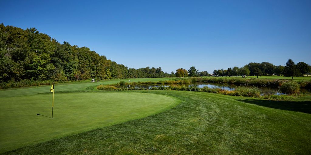 Golf course green